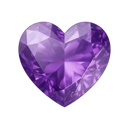 crystal heart png transparent - Heart Png Png