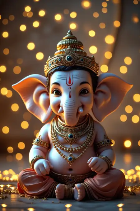 Cute Baby Ganesha PNG Free - Free Ganesh Download