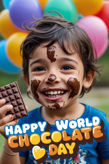 Cute Chocolate Day Captions For Instagram - Free Happy World Chocolate Day Download