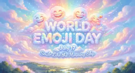 Cute Emoji Day Poster Design - Free World Emoji Day Poster 2026 Download