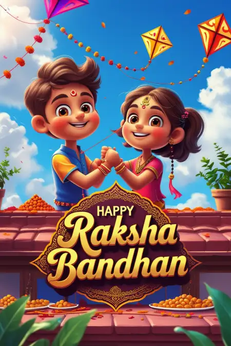 Cute Rakhi Wishes For Little Sister - Free Raksha Bandhan Wishes For Sister Download
