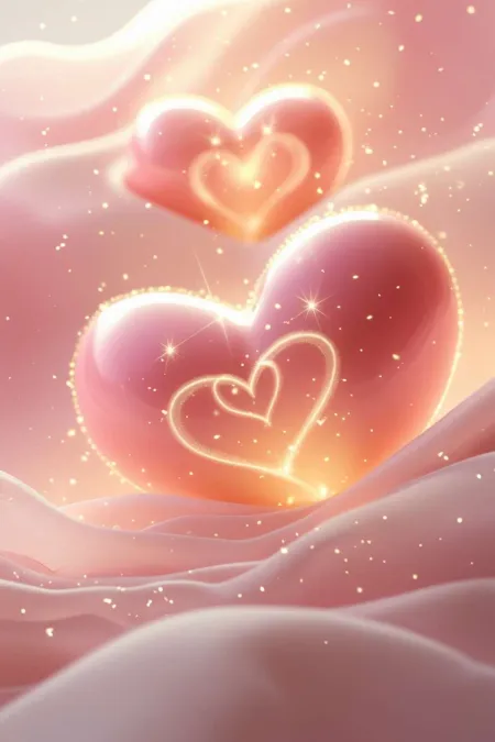 cute red and pink valentine day backgrounds for mobile screens