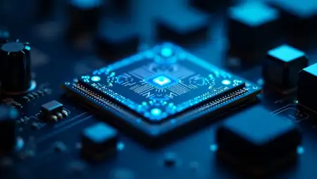 Dark Technology Background For Presentations - Free Background Download