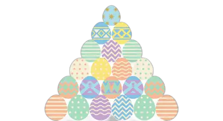 Decorative Easter Eggs Png Vector - Free Easter Eggs Png Download