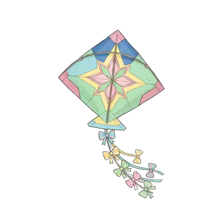 Decorative Kite Png For Greeting Card - Free Kite Png Download