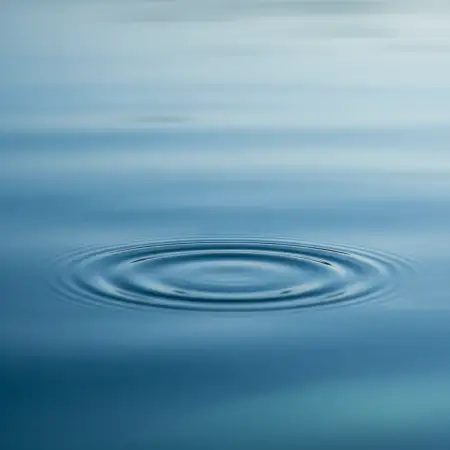 Free Deep Blue Ocean Underwater Picture With Bubbles Background Download