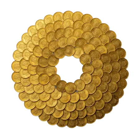 Free Dhanteras 3d Coin Png Render PNG Image Download