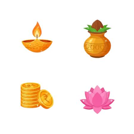 Free Dhanteras Digital Art Png Illustration PNG Image Download