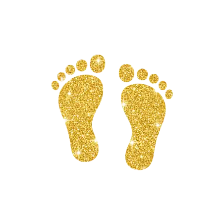 Free Dhanteras Goddess Lakshmi Feet Png PNG Image Download