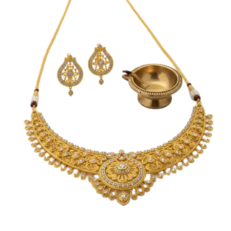 Free Dhanteras Gold Ornaments Png Design PNG Image Download