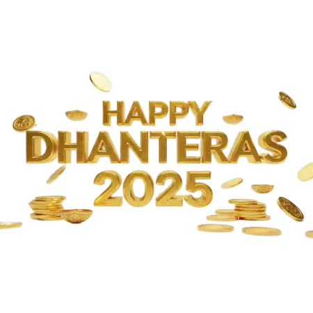 Dhanteras Greetings Png For Photoshop - Free Dhanteras Png Download