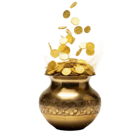Dhanteras Kalash Png Hd Quality - Free Dhanteras Png Download