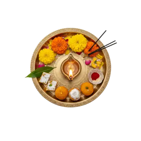 Dhanteras Puja Thali Png Free - Free Dhanteras Png Download