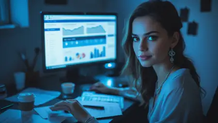 Digital Marketing Background With Analytics Dashboard - Free Digital Marketing Background Download