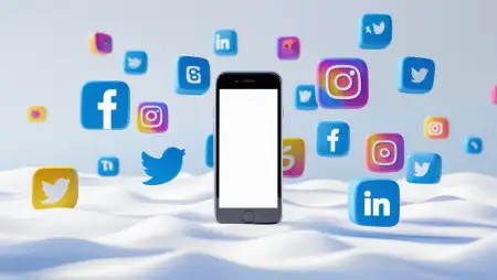 Digital Marketing Background With Laptop - Free Digital Marketing Background Download