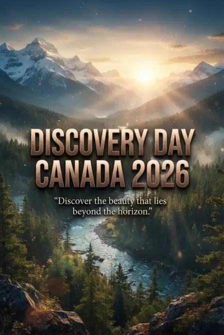 Discovery Day 2026 Canada Greeting Image - Free Discovery Day 2026 Download