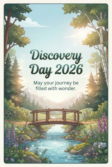 Discovery Day 2026 Greeting Image - Free Discovery Day 2026 Download