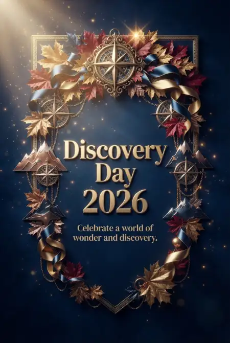 Discovery Day 2026 Holiday Card - Free Discovery Day 2026 Download
