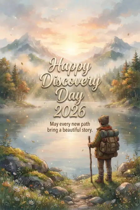 Discovery Day 2026 Vector Illustration - Free Discovery Day 2026 Download
