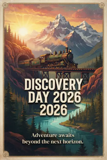 Discovery Day 2026 Vintage Poster - Free Discovery Day 2026 Download
