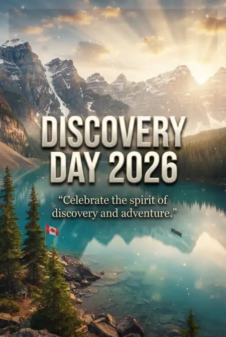 Discovery Day Wishes Canada 2026 - Free Discovery Day 2026 Download