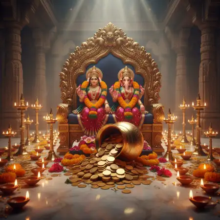 Diwali Background For Kids Greeting Cards - Free Card Download