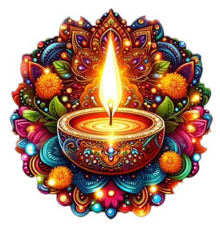 diwali diya no background image for flyers