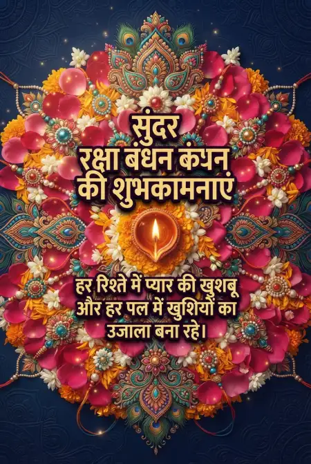 Free Door Rehne Wale Bhai Ke Liye Rakhi Wishes Image Download