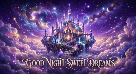 Free Dreamy Good Night Sweet Dreams Wallpaper Image Download