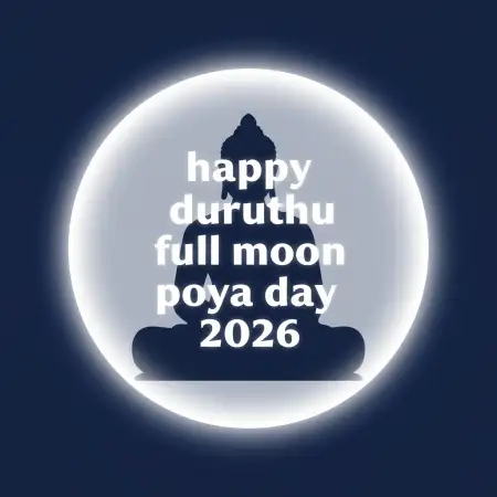 duruthu poya day religious images