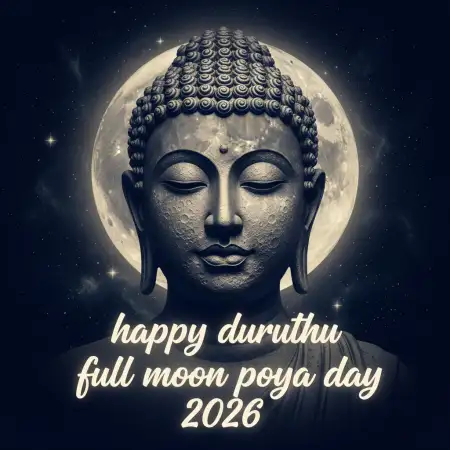 Free Duruthu Poya Day Serene Moon Images Background Download