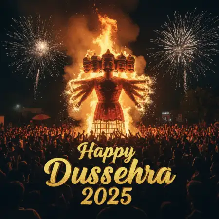 Dussehra 2025 Greetings To Celebrate Victory Of Good Over Evil - Free Happy Dussehra Download