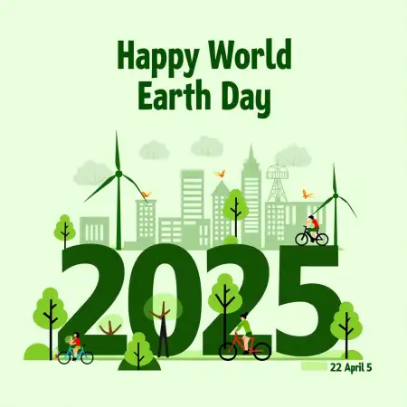 Free Earth Day 2025 WhatsApp Status Image Background Image Download