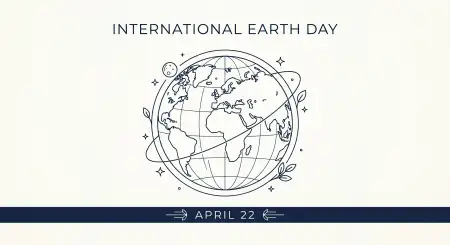 Free Earth Day 2026 Minimalist Poster Design Background Image Download