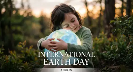 Free Earth Day 2026 Slogan For Kids Background Image Download