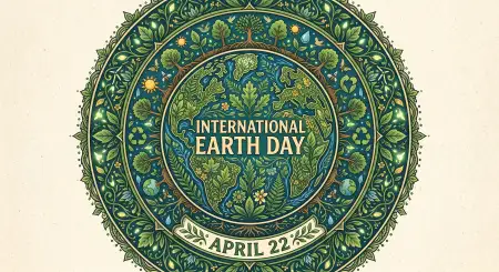 Free Earth Day 2026 Typography Poster Background Image Download