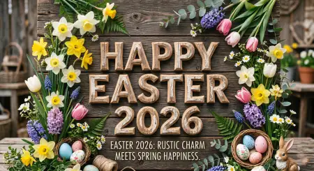 Easter 2026 Church Greeting Ideas - Free Happy Easter 2026 Download