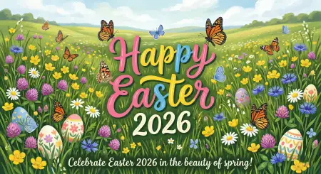 Easter 2026 Greeting Ideas For Website - Free Happy Easter 2026 Download
