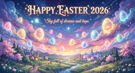 Free Easter 2026 Wishes For Wife Image Download