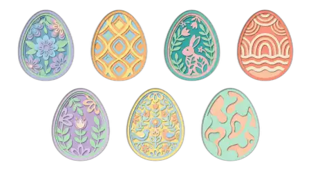 Easter Eggs Png For Printables - Free Easter Eggs Png Download