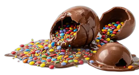 Easter Eggs Png With Shadow - Free Easter Eggs Png Download