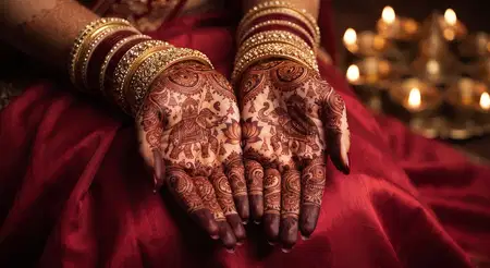 easy and stylish karwa chauth mehndi design - Easy Karwa Chauth Mehndi Design For Beginners