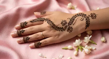 easy arabic karwa chauth mehndi design design - Easy Karwa Chauth Mehndi Design For Beginners