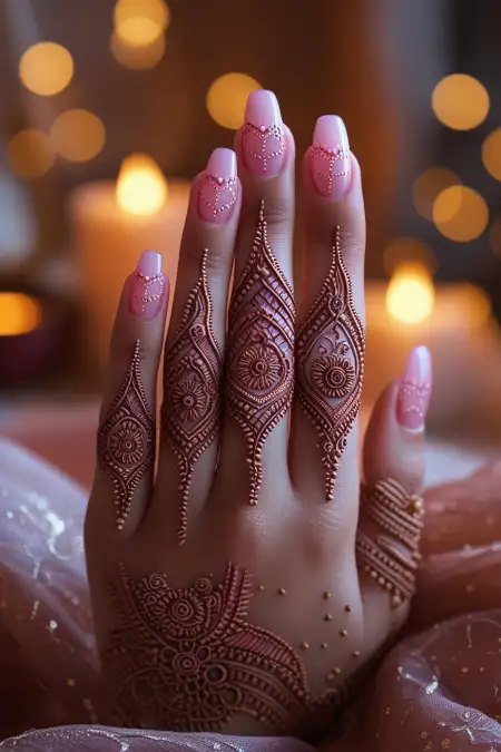 Easy Hand Mehndi Design For Kids - Free Hand Mehndi Design Download