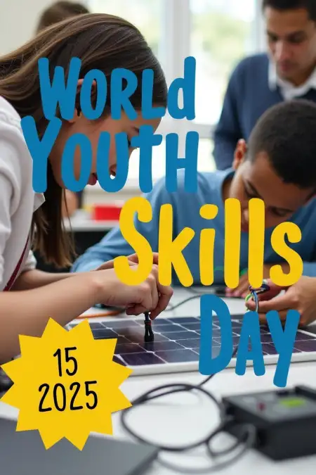 Editable World Youth Skills Day Design - Free World Youth Skills Day Download