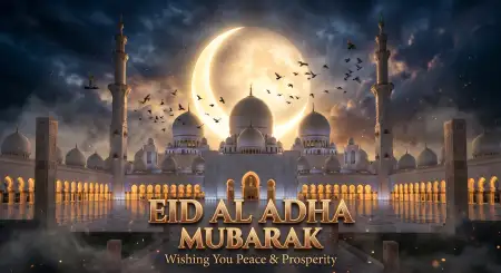 Eid Al Adha Greeting Card 2026 - Free Eid Al Adha Greeting Card 2026 Download
