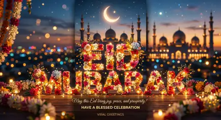 Eid Al Adha Greeting Card Celebration Design 2026 - Free Eid Al Adha Greeting Card 2026 Download