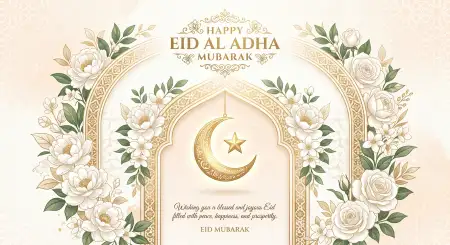 Eid Al Adha Greeting Card Png 2026 - Free Eid Al Adha Greeting Card 2026 Download