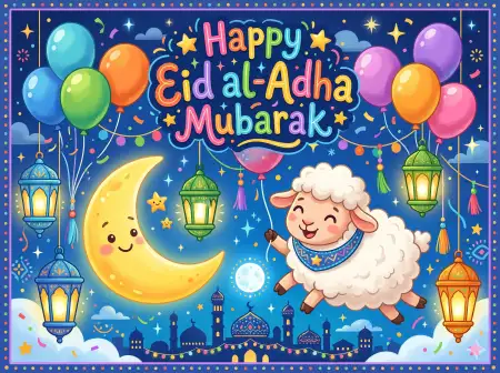 Free Eid Al Adha Mubarak 2026 Qurbani Mubarak Wishes Background Image Download