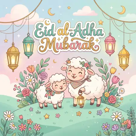 eid al adha mubarak 2026 vertical mobile wallpaper hd